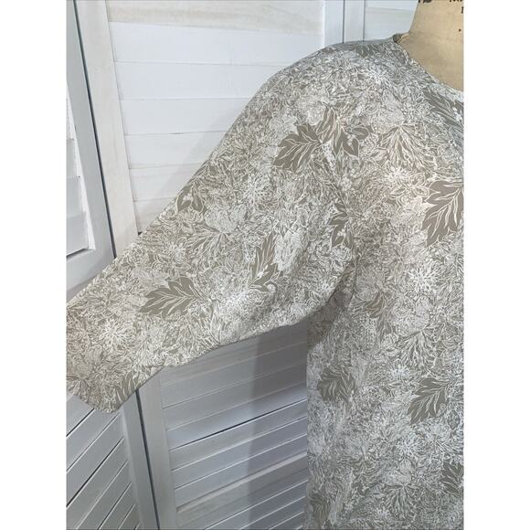 Vintage 80s Miss Oops California 2 Piece Dress Set Skirt Blouse Floral USA Med - Picture 3 of 10